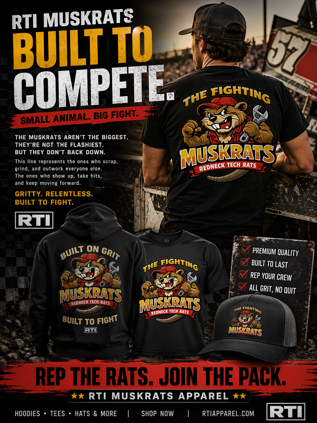 RTI Muskrats – Built for the Fight